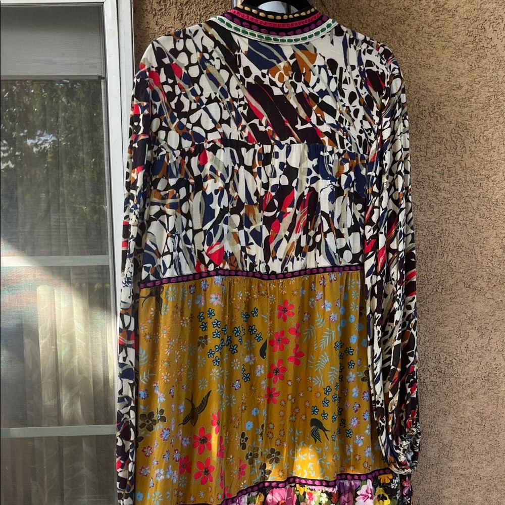 Multicolor Patchwork Kimono - image 7